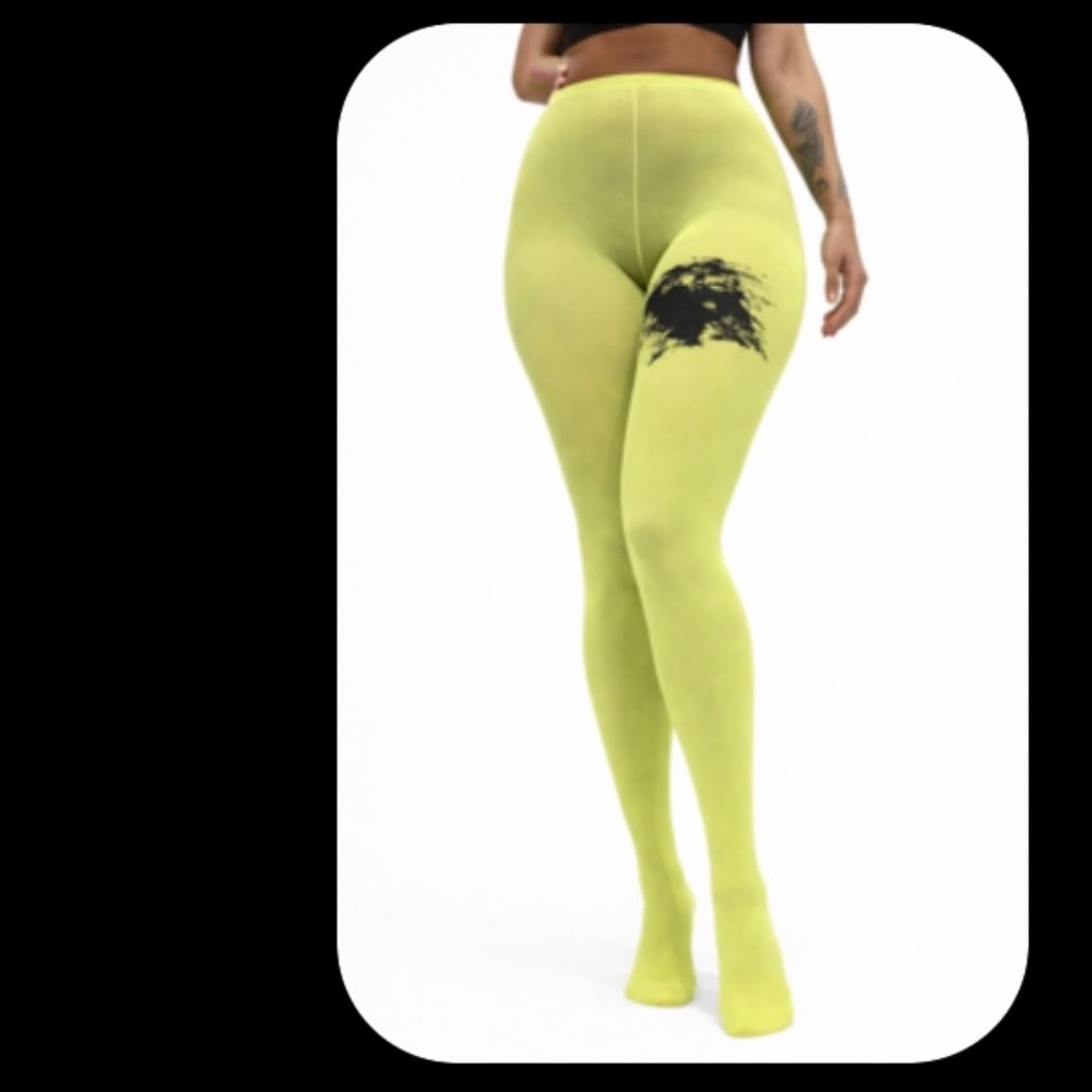 Neina Lime Tights |XS/S byfirebody - Picture 2 of 5